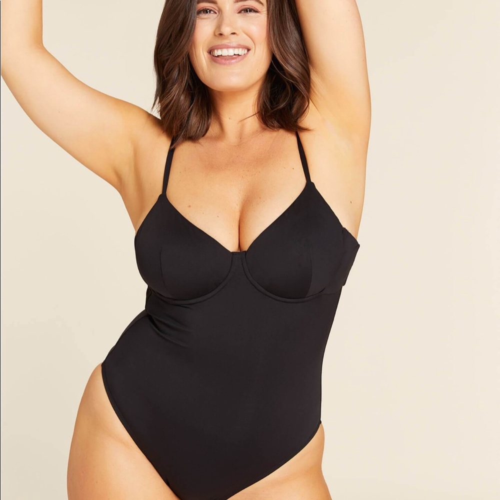 NWT Andie Swim Bermuda One Piece Long Torso